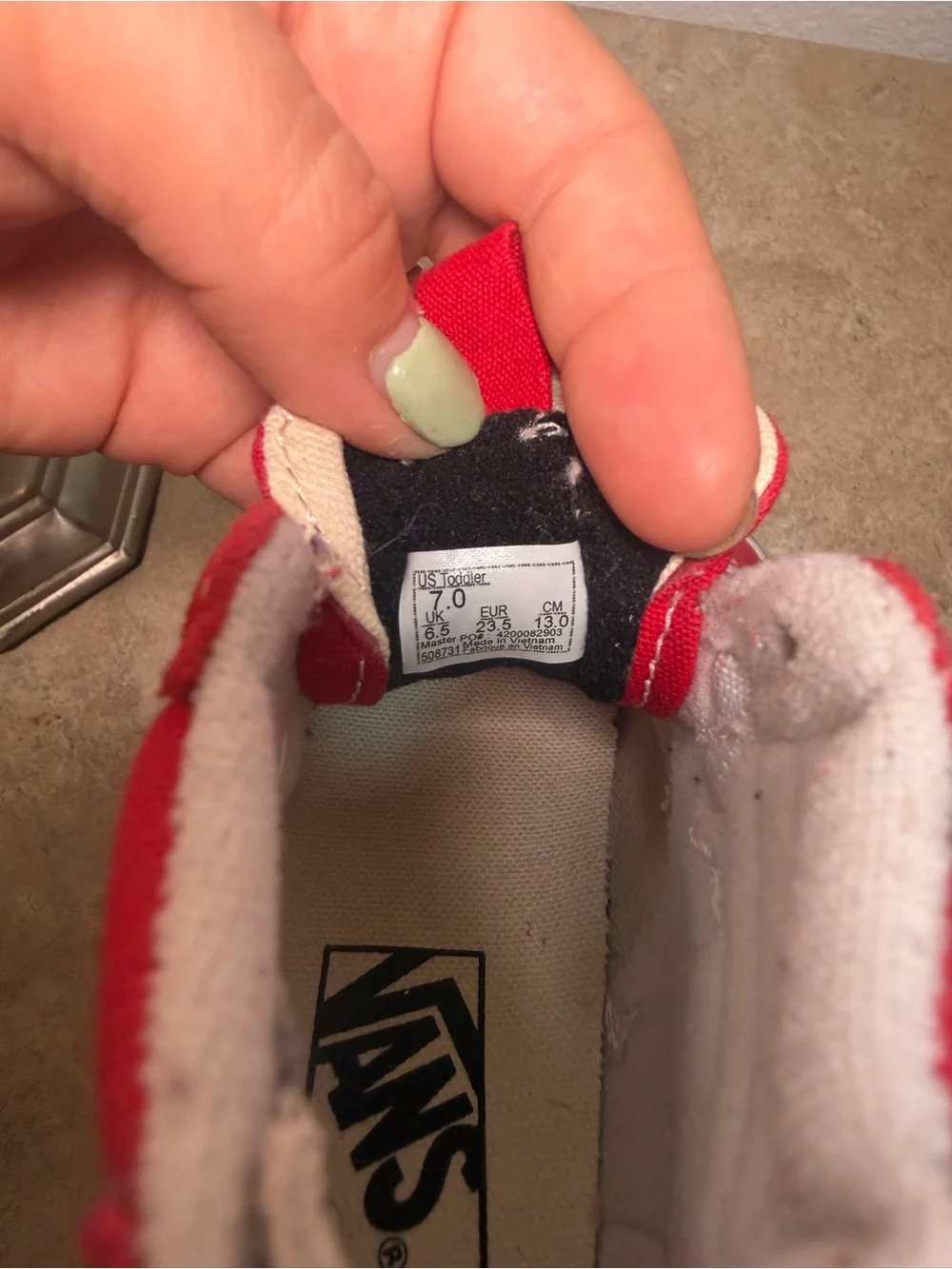 Vans Kids High-Top Sneakers 7C